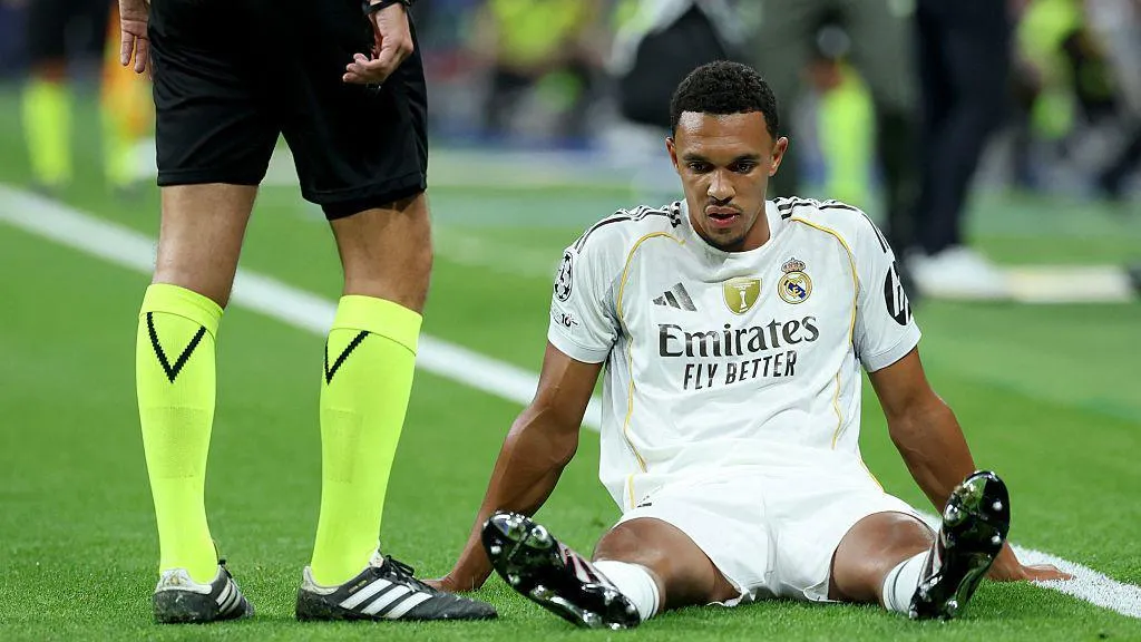 Trent Alexander-Arnold endures early injury in the Spanish giants European fixture